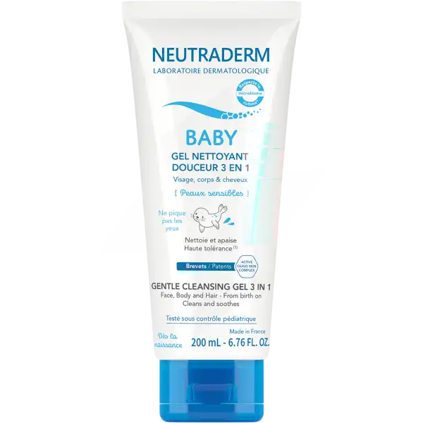 Neutraderm Baby Gel Nettoyant Douceur 3 En 1 T/200ml