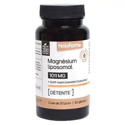 Nat&form Liposomale Magnesium Liposomal 60 Gélules Végétales à VANNES