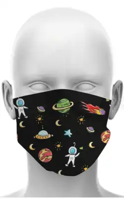 Masque Barriere Enfant - 12 Ans Motif Astro Norme Afnor Spec S76-001 CatÉgorie Uns 1 à TALENCE