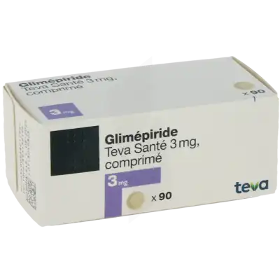 Glimepiride Teva Sante 3 Mg, Comprimé à TOULOUSE