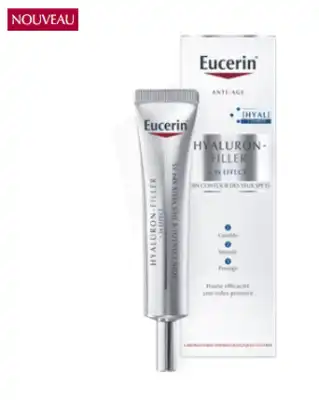 Eucerin Hyaluron-filler + 3x Effect Spf15 Crème Soin Contour Des Yeux T/15ml à Annecy
