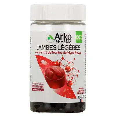 Arkopharma Gummies Vigne Rouge Gomme Jambes Légères Pot/60 à STRASBOURG