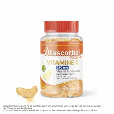 Vitascorbolgommes Vitamine C 250mg Gommes Pot/45 à Saint-Médard-en-Jalles