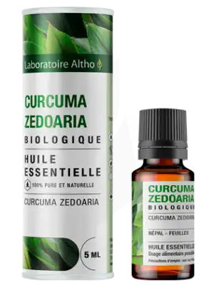 Laboratoire Altho Huile Essentielle Curcuma zedoaria Bio 5ml