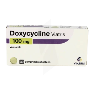 Doxycycline Viatris 100 Mg, Comprimé Sécable