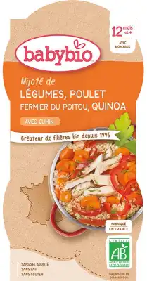 BABYBIO Bol Légumes Poulet Quinoa