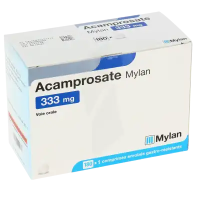 ACAMPROSATE VIATRIS 333 mg, comprimé enrobé gastro-résistant