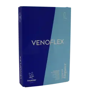 Venoflex Elegance 2 Chaussette Maille Côtelée Homme Noir Taille 1n à DIJON