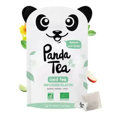 Panda Tea Iced Tea Menthe Citron Tisane 28 Sachets à Cholet