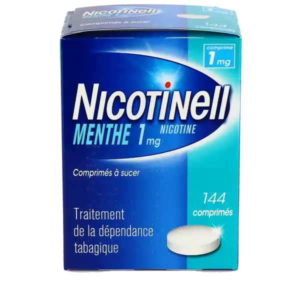 Nicotinell Menthe 1 Mg, Comprimé à Sucer Plq/144