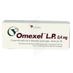 Omexel L.p. 0,4 Mg, Comprimé Pelliculé à Libération Prolongée