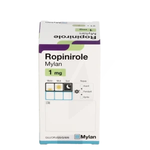 Ropinirole Viatris 1 Mg, Comprimé Pelliculé