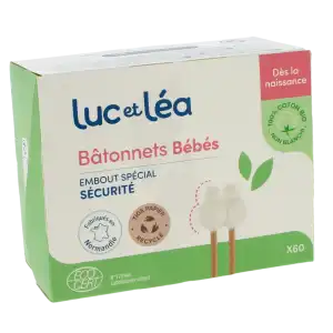 Luc Et Lea Bâtonnet Ouaté Tige Papier Bébé B/200 à Alpe d'Huez