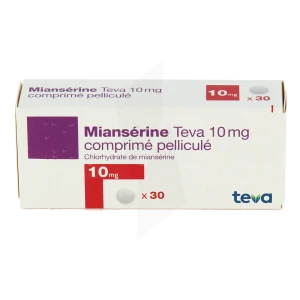 Mianserine Teva 10 Mg, Comprimé Pelliculé