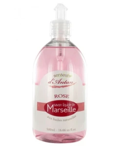 Savon Liquide De Marseille Rose - Flacon 500ml