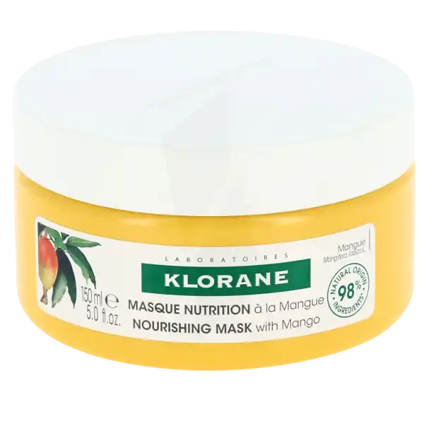 Klorane Mangue Masque Nutrition Cheveux Secs 150ml