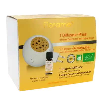 Florame Diffuseur Prise + Compo Eté Tranquille 10ml à St Médard En Jalles