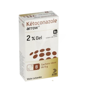 Ketoconazole Arrow 2 %, Gel En Sachet-dose