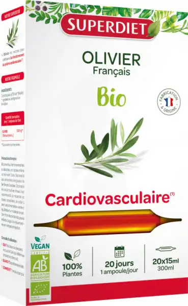 Superdiet Olivier Bio Solution Buvable 20 Ampoules/15ml