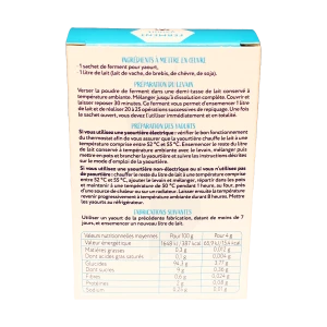 Yalacta Ferment Pour Yaourt Bio 2sachets/4g