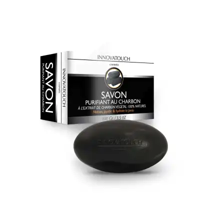 Innovatouch Cosmetic Savon Purifiant Au Charbon 100g à Beaujeu-Saint-Vallier-Pierrejux-et-Quitteur