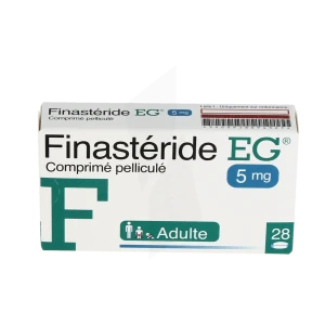 Finasteride Eg 5 Mg, Comprimé Pelliculé