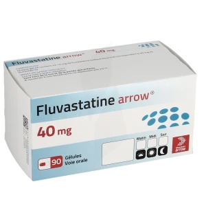 Fluvastatine Arrow 40 Mg, Gélule