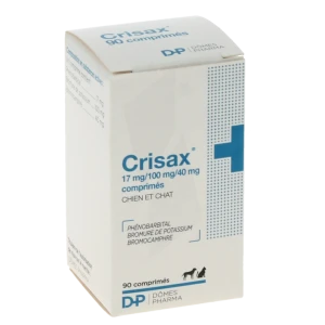 Crisax 17 Mg/100 Mg/40 Mg Comprimes Pour Chiens Et Chats, Comprimé