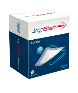 Urgostart Plus Border Pans Hydrocellulaire Adhésif 8x8cm E/16