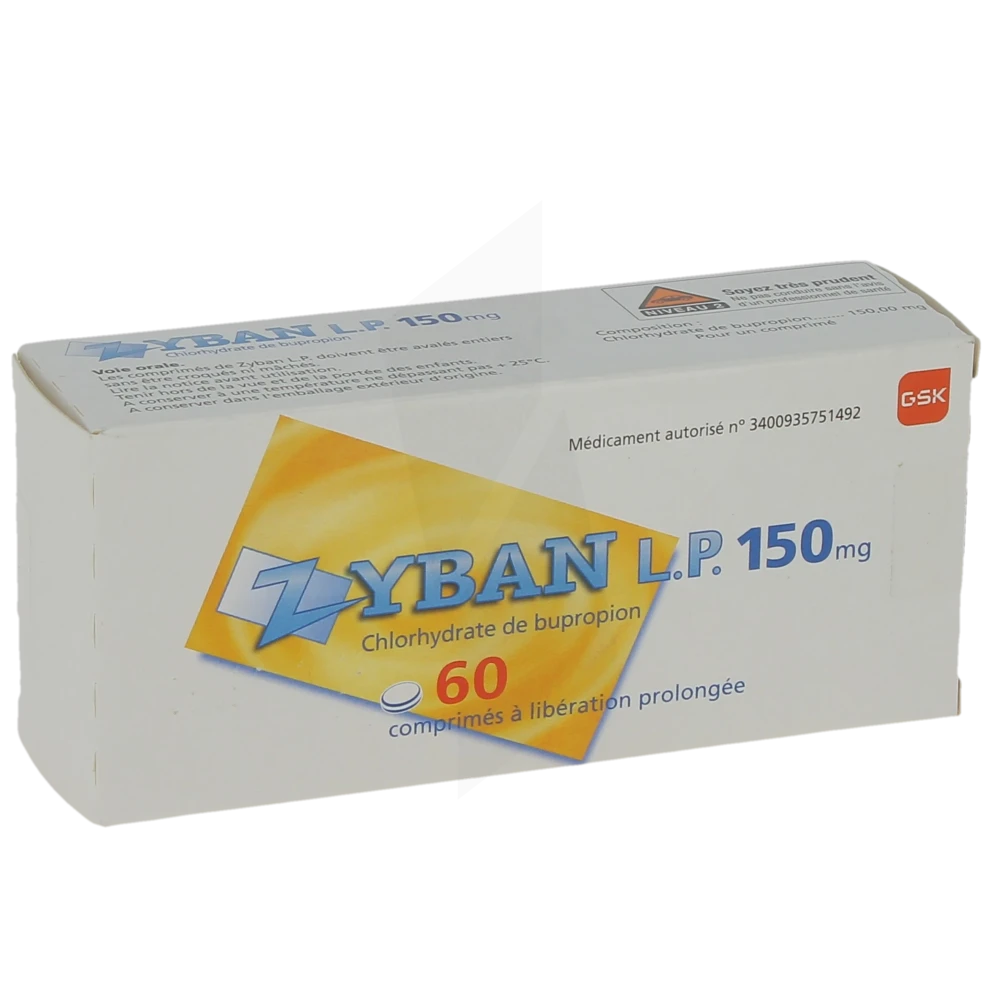 Zyban L.p. 150 Mg, Comprimé à Libération Prolongée