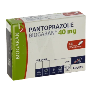 Pantoprazole Biogaran 40 Mg, Comprimé Gastro-résistant