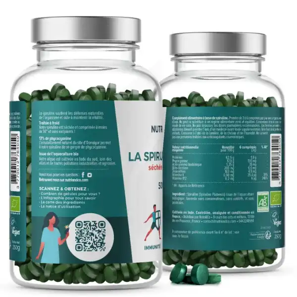 Nutri&co Spiruline Bio Comprimés B/120