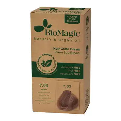 Lcdt Biomagic Hair Color Cream Kit Blond Naturel Doré 7.03 à Fronton