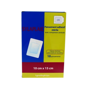 Sylaplaie Pans Adh Stér Av Compr 10x15cm B/10