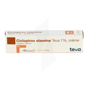 Ciclopirox Olamine Teva 1 %, Crème