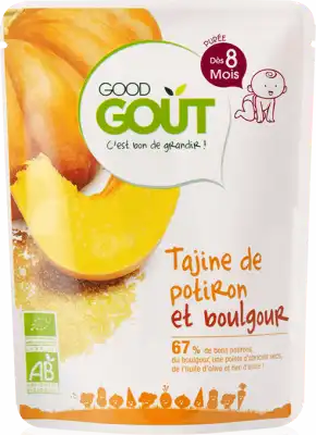 Good Goût Alimentation Infantile Tajine De Potiron Boulgour Sachet/190g à OULLINS