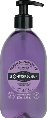 Le Comptoir Du Bain Savon Liquide De Marseille Violette Fl Pompe/500ml à BOURBON-LANCY