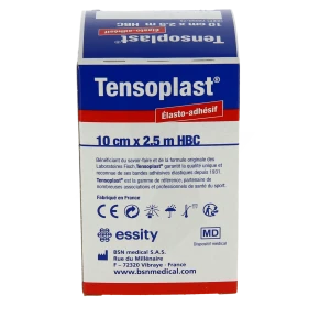 Tensoplast Hbc Bande Adhésive élastique 10cmx2,5m