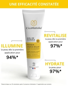 Cicamanuka Masque Visage éclat Iaa10+ T/100ml