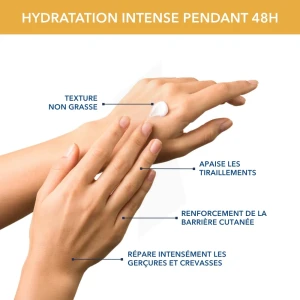 Addax Cica+b5 Crème Mains Réparatrice Intense Tube De 50 Ml