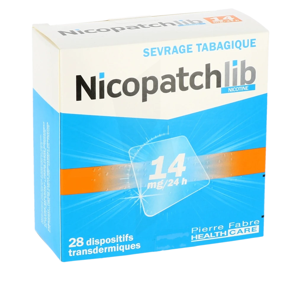Nicopatchlib 14 Mg/24 H Dispositifs Transdermiques B/28