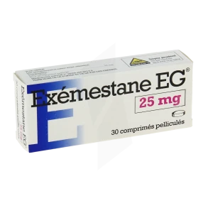 Exemestane Eg 25 Mg, Comprimé Pelliculé