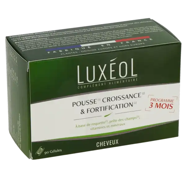 Luxeol Pousse Croissance & Fortification Gélules B/90
