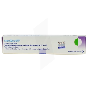 Menquadfi, Solution Injectable. Vaccin Méningococcique Conjugué Des Groupes A,c,w Et Y