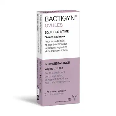 Bactigyn Equilibre Intime Ovules B/7 à La Lande-de-Fronsac