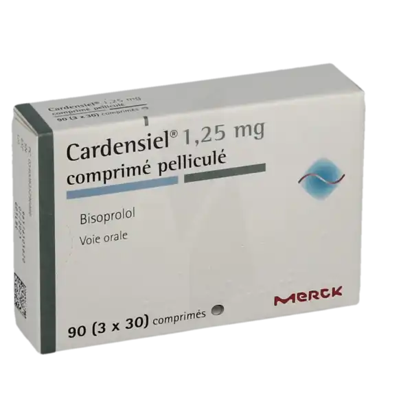 Cardensiel 1,25 Mg, Comprimé Pelliculé