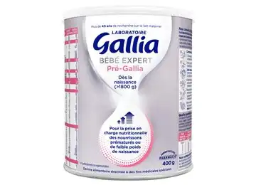 Gallia Bebe Expert Pre-gallia Lait Pdre B /400g à QUINCY-SOUS-SÉNART