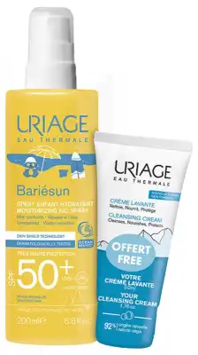 Uriage Bariesun Spf50+ Spray Enfant Hydratant Fl/200ml+crème Lavante à Tours
