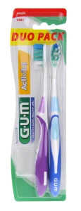 Gum Activital Brosse Dents Médium Duo Pack