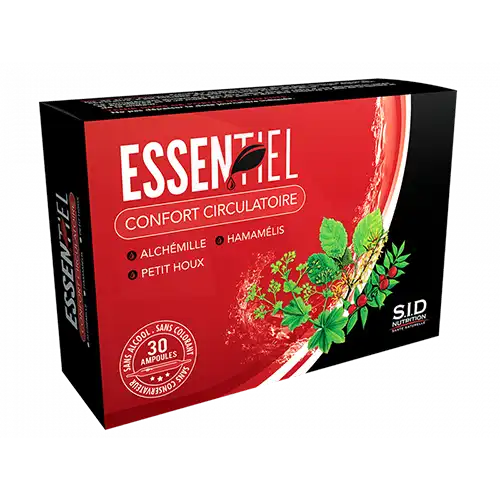 Sid Nutrition Essentiel Confort Circulatoire _ 30 Ampoules De 10ml